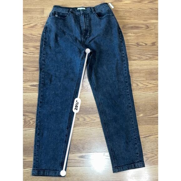 House of CB Bria High Rise Straight Leg Jeans Faded Black Stretch large - Picture 6 of 10